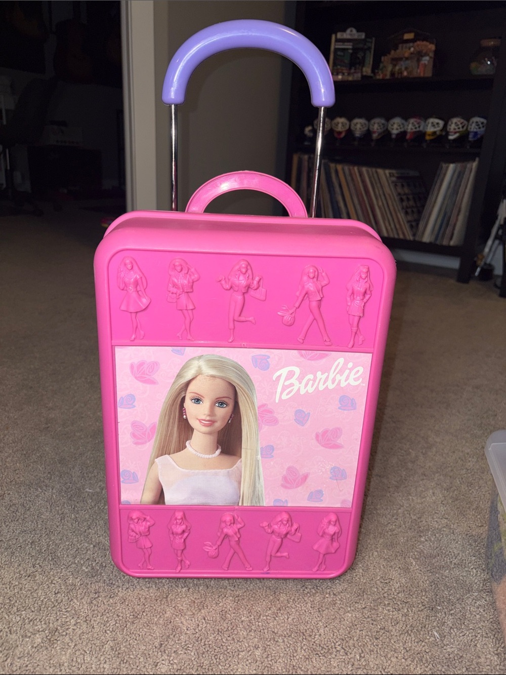1998 vintage rolling Barbie storage case
